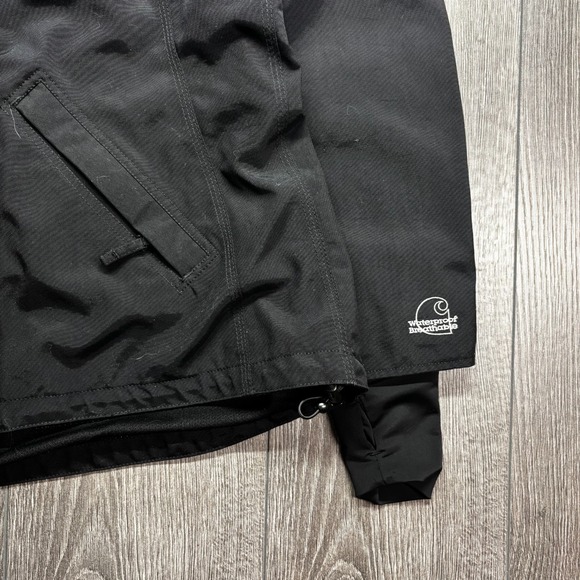 Carhartt Womens Storm Defender Relaxed Fit Heavyweight Jacket Small Black - Picture 3 of 9